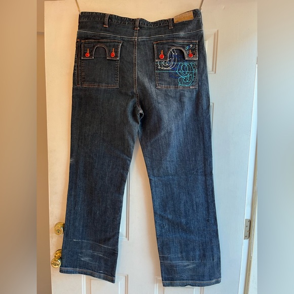 Gino green global relax fit jeans size 38X33 - Picture 2 of 5